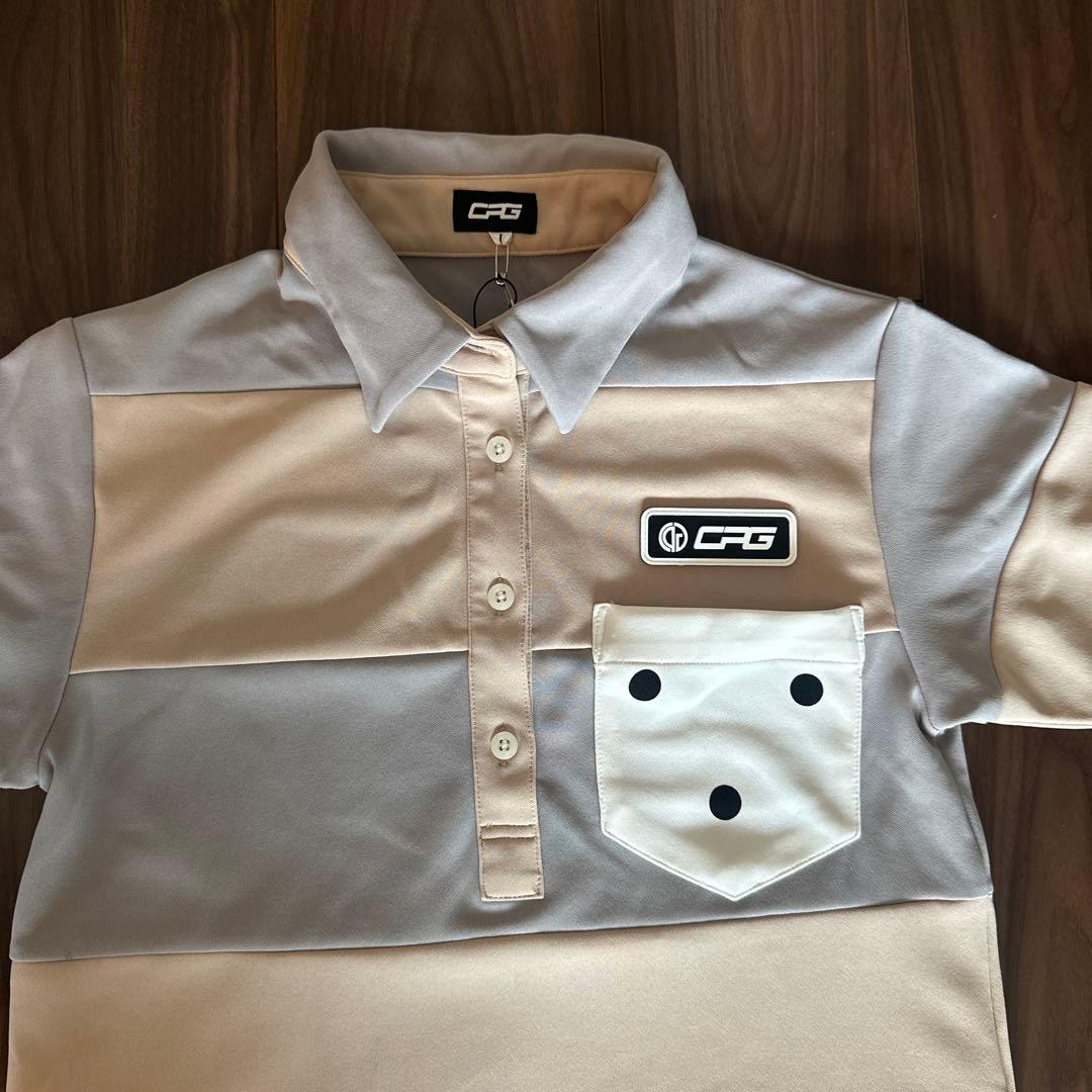 CPG ストライプポロワンピース レディース