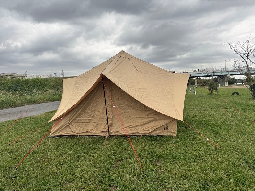 美品　DOD ツクツクベース(T8-780-TN) 未使用純正グランドシート付き