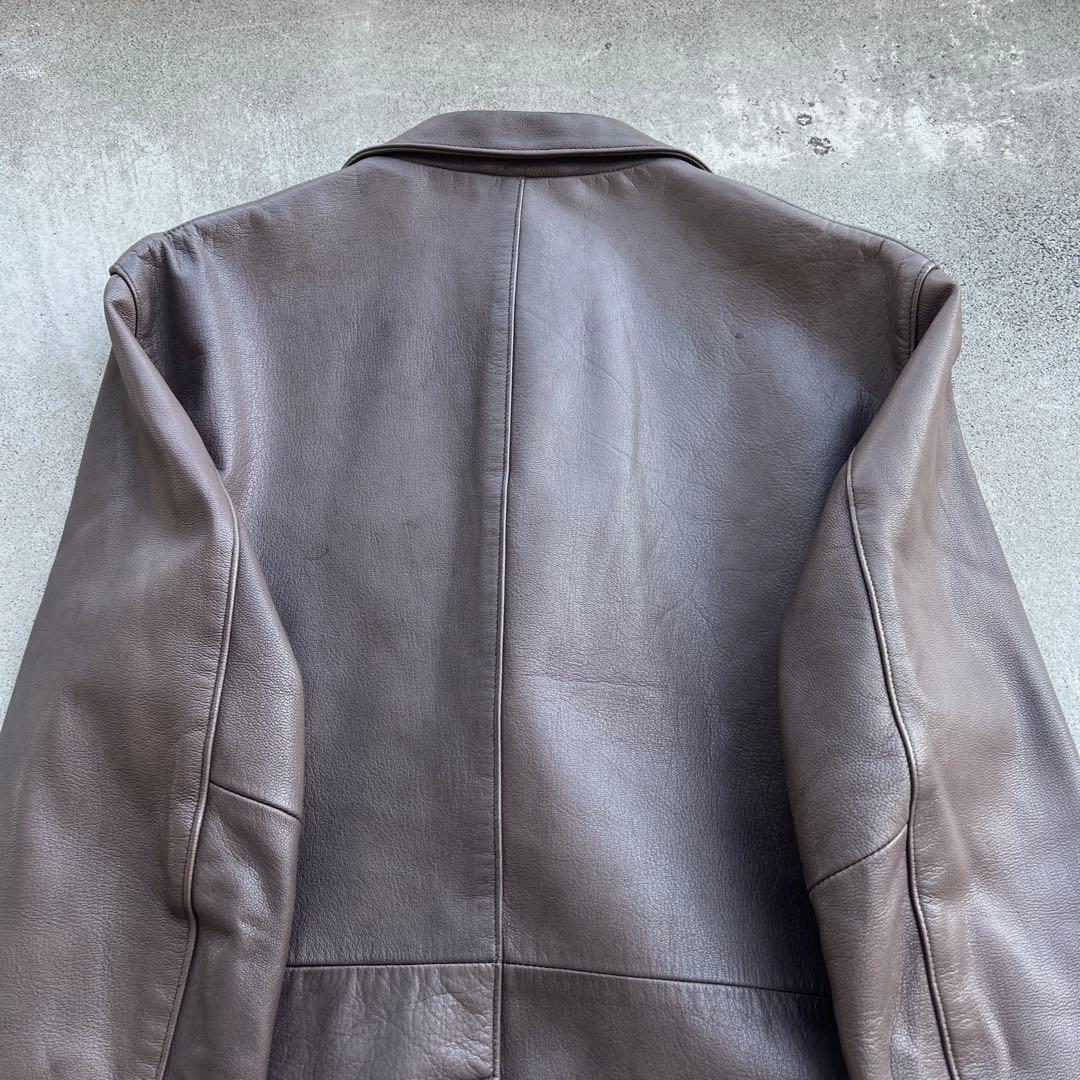 00s gb sportゴールデンベアUSA製 レザーテーラードジャケット