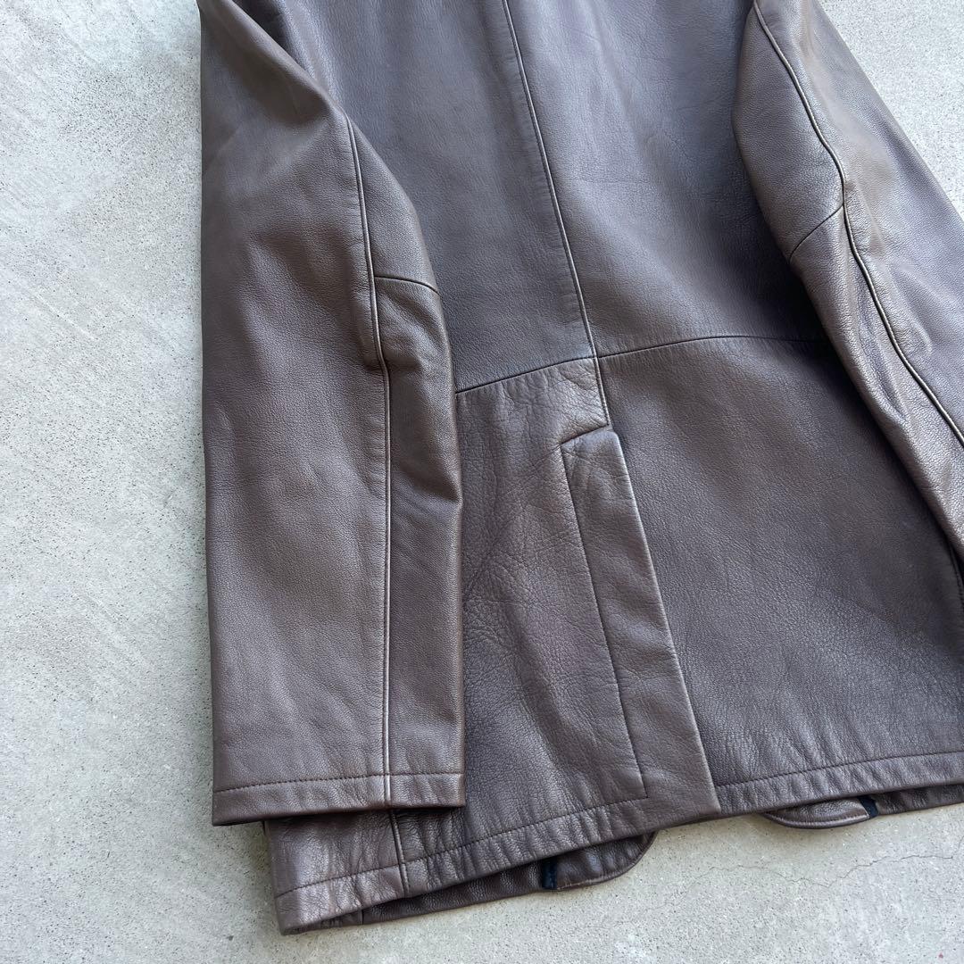 00s gb sportゴールデンベアUSA製 レザーテーラードジャケット