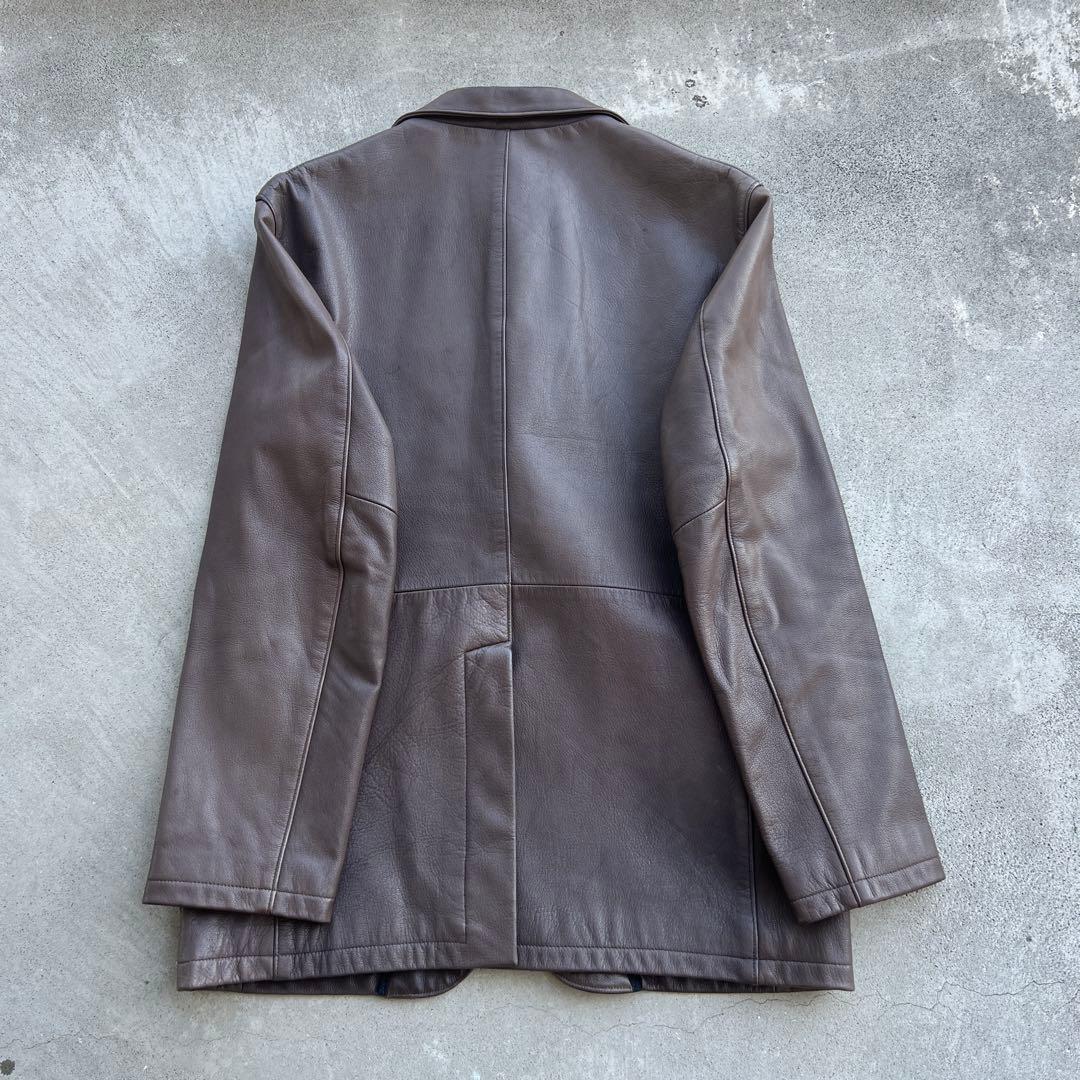 00s gb sportゴールデンベアUSA製 レザーテーラードジャケット
