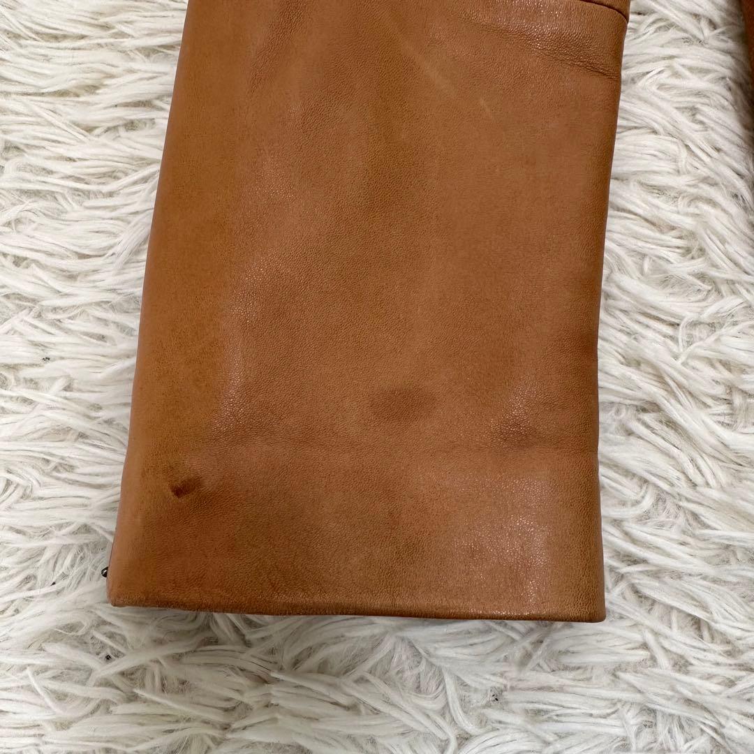 【EMMETI】エンメティ 50 L ラムレザージャケット セミダブル ブラウン