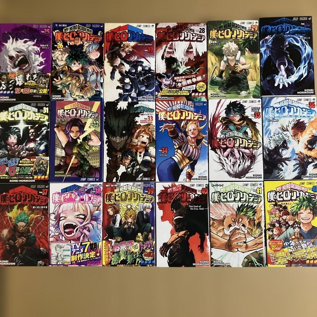 【全巻初版多数＋関連本26冊】計 68冊　僕のヒーローアカデミア 1～42巻