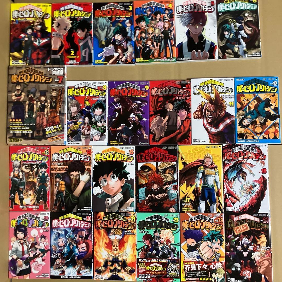 【全巻初版多数＋関連本26冊】計 68冊　僕のヒーローアカデミア 1～42巻