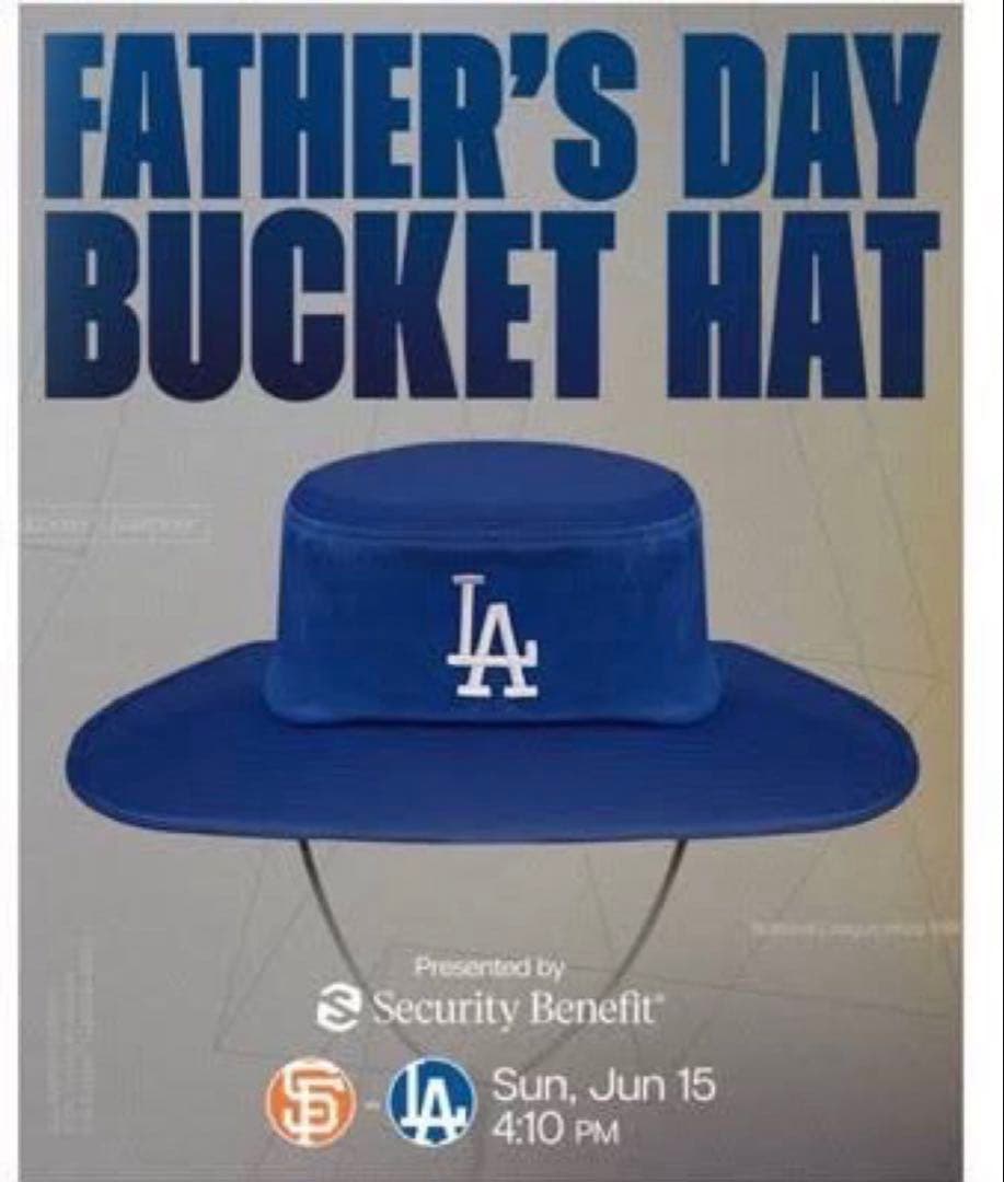 6/15 父の日　ドジャーススタジアム　限定非売品 バケットハット 大谷翔平