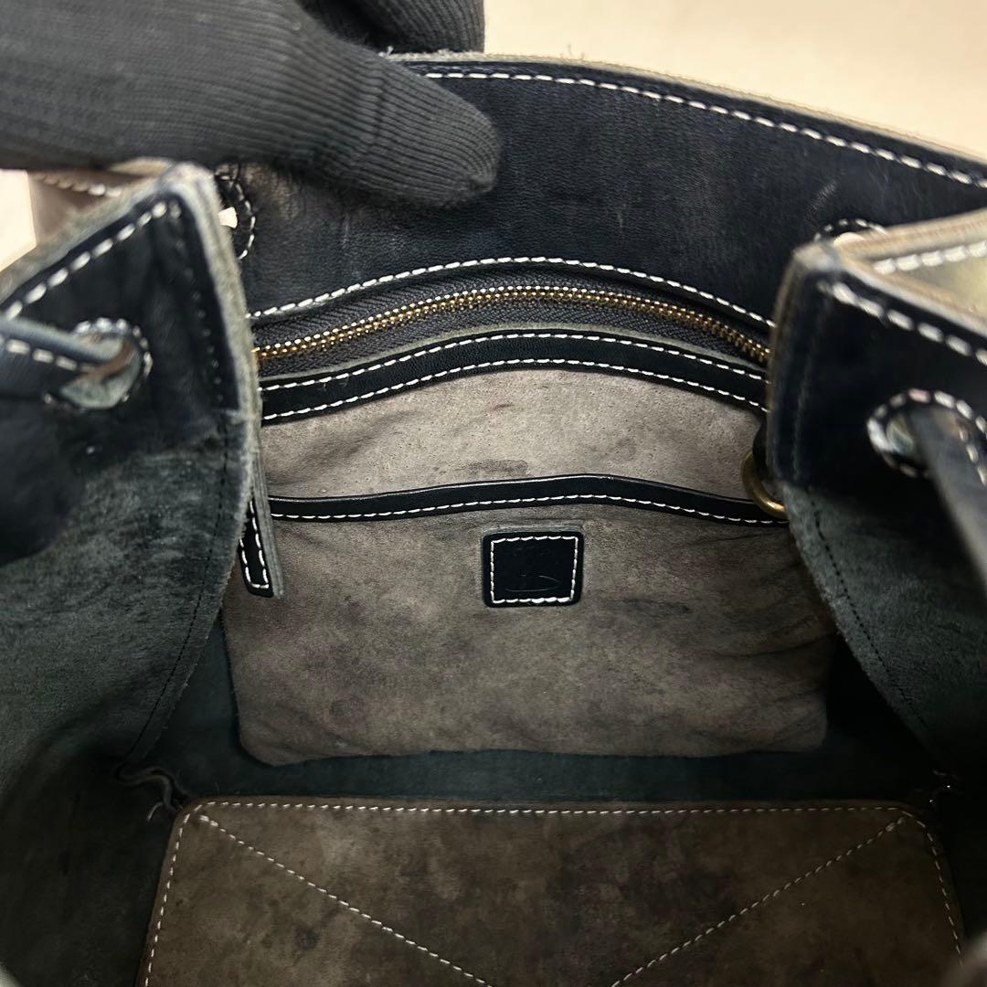 【良品】　土屋鞄　ディアリオ　トートバッグ　レザー　黒　肩掛け◎　自立◎