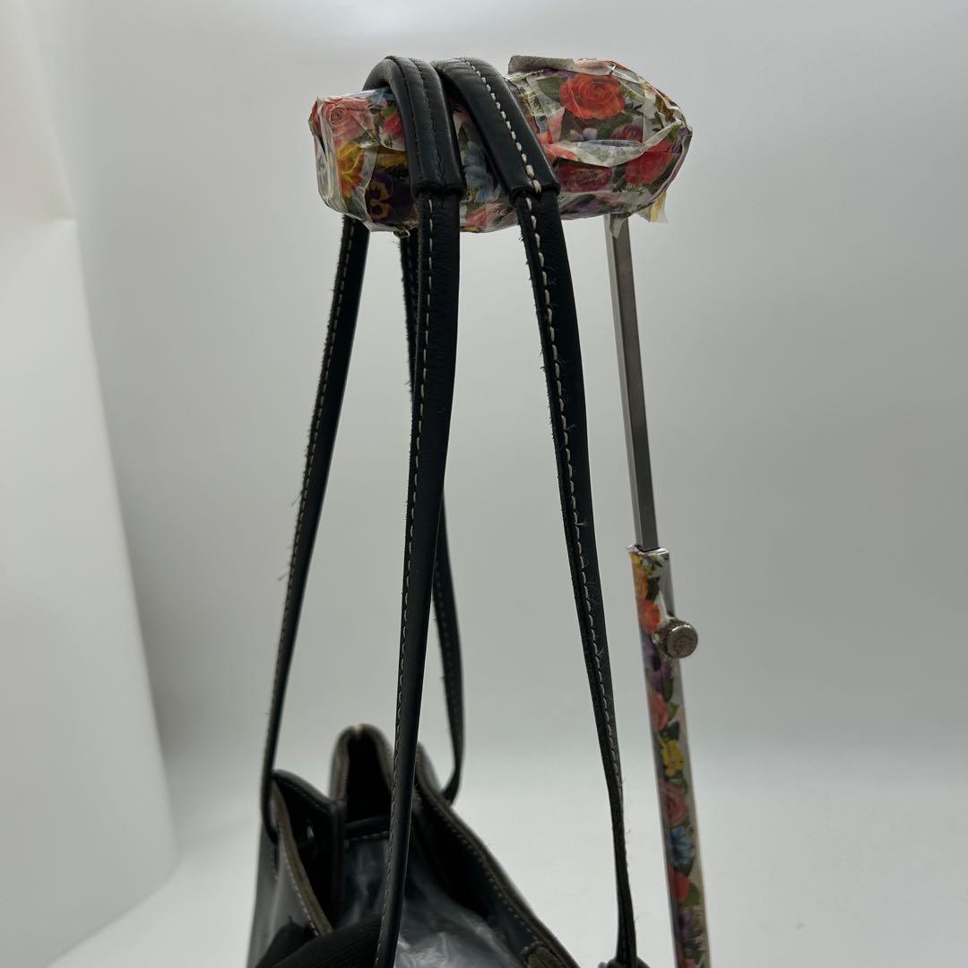 【良品】　土屋鞄　ディアリオ　トートバッグ　レザー　黒　肩掛け◎　自立◎