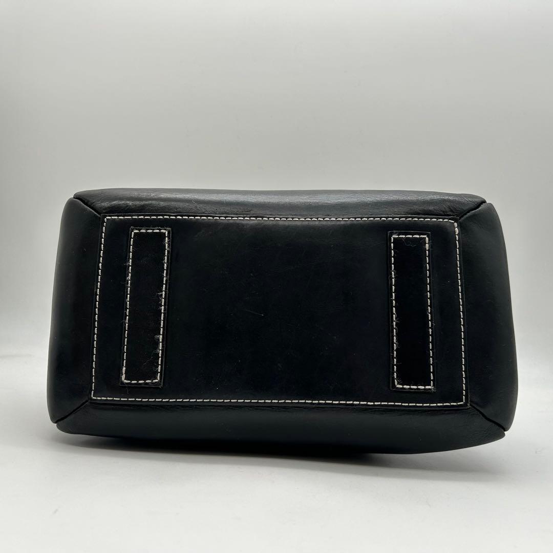 【良品】　土屋鞄　ディアリオ　トートバッグ　レザー　黒　肩掛け◎　自立◎