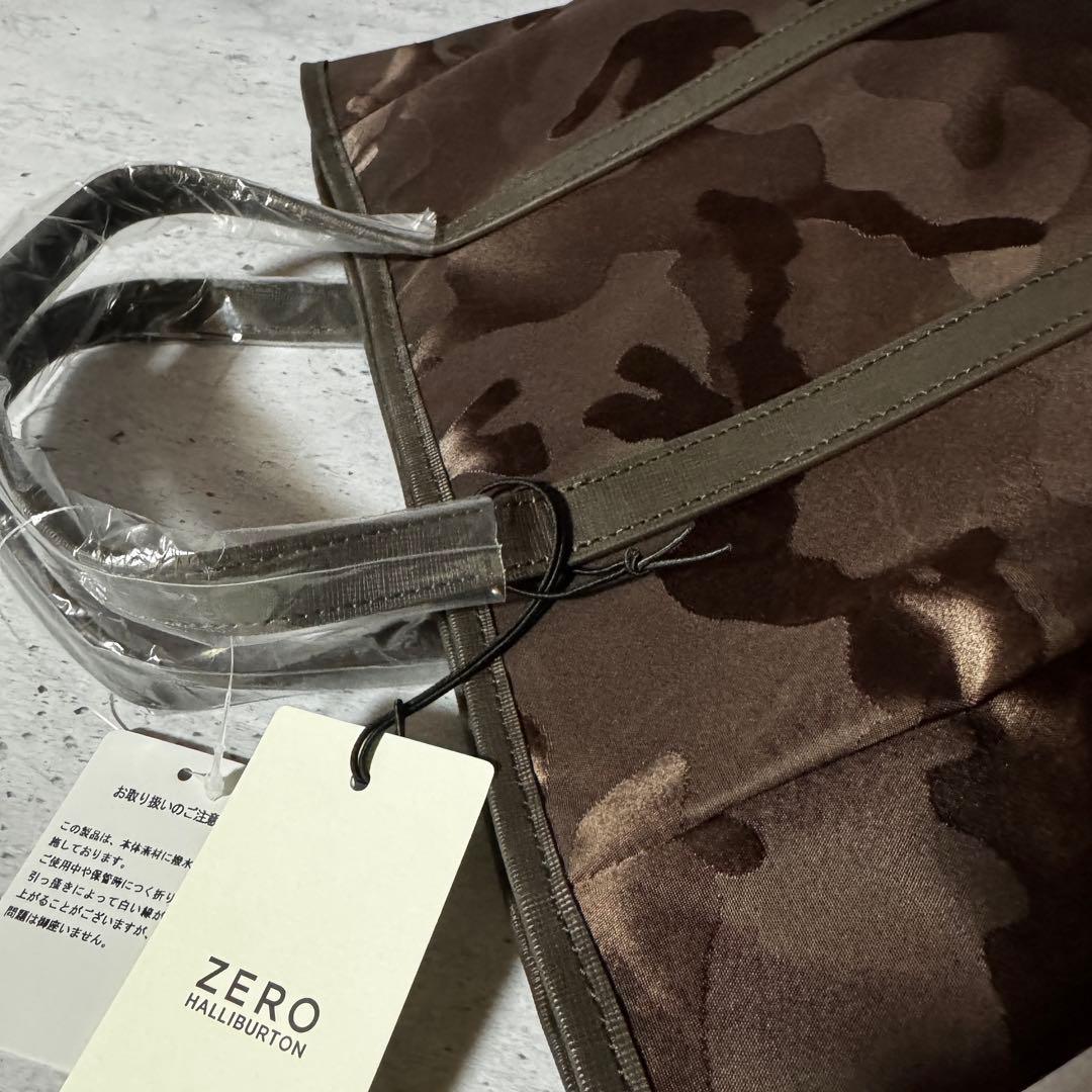 ゼロハリバートンZERO ブラウンカモフラージュ ゴルフバッグ