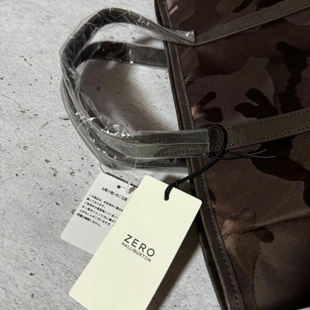 ゼロハリバートンZERO ブラウンカモフラージュ ゴルフバッグ
