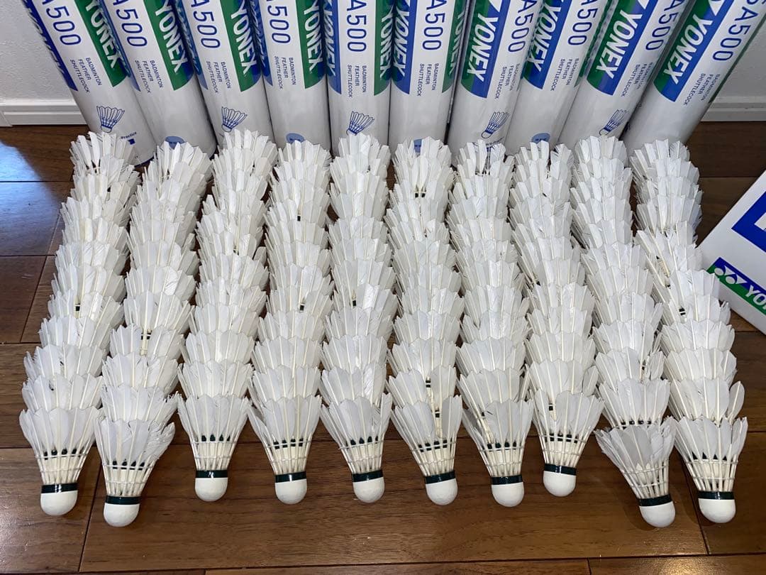 YONEX AEROSENSA 500 中古シャトル 120個 基礎打ち ノック