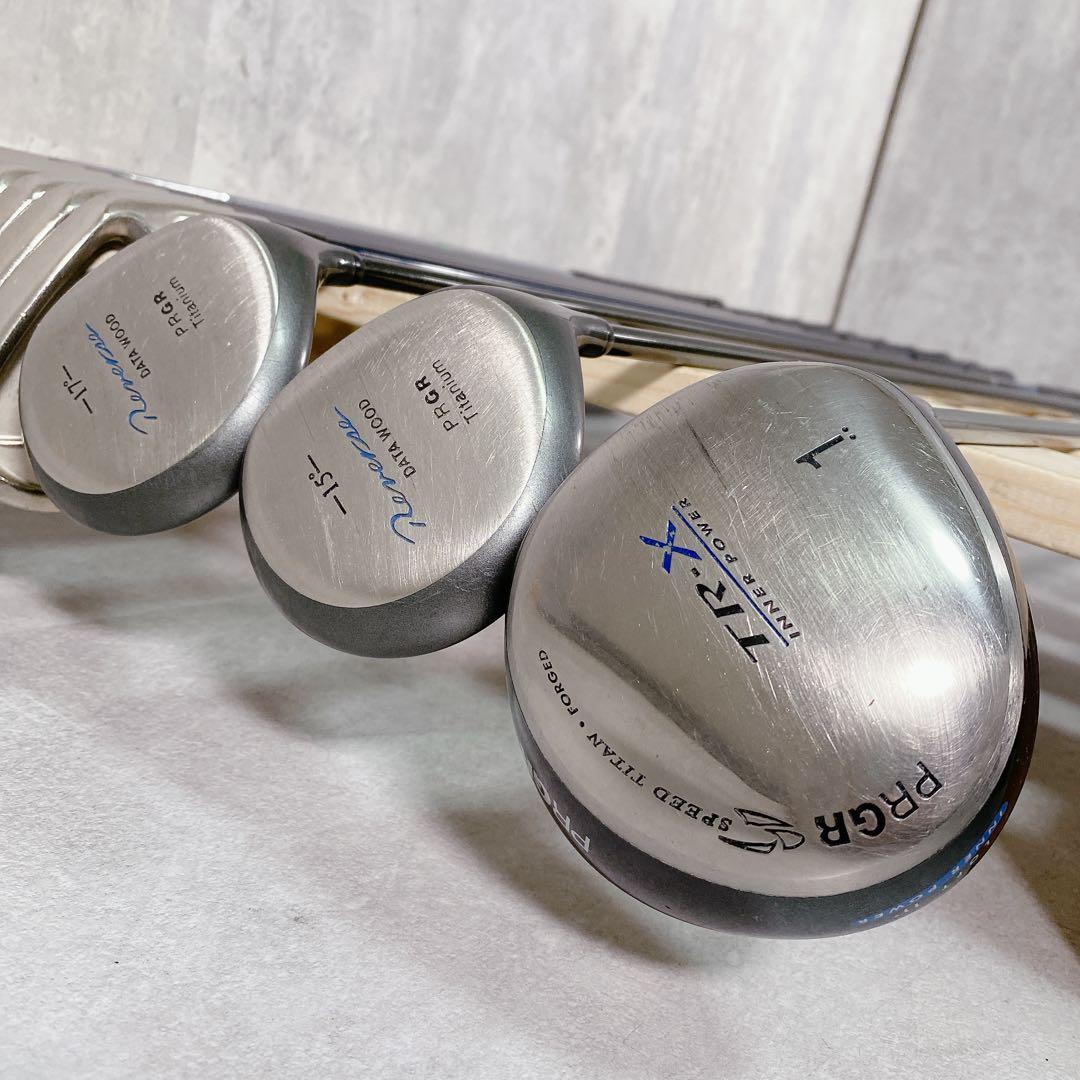 T418 プロギア 他 ゴルフクラブ メンズ フルセット 13点 初心者 R