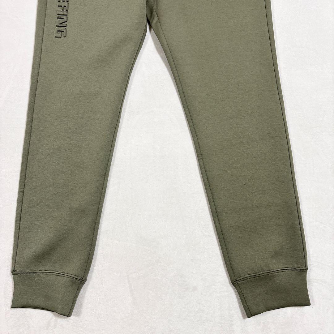 【未使用品】BRIEFING ブリーフィング　ジョガーパンツ 3Dロゴ オリーブ