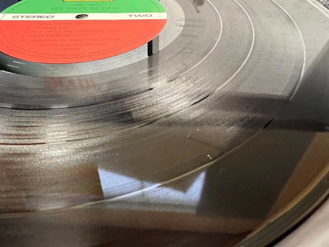 AC/DC Let There Be Rock LP 洋楽　P-10412A
