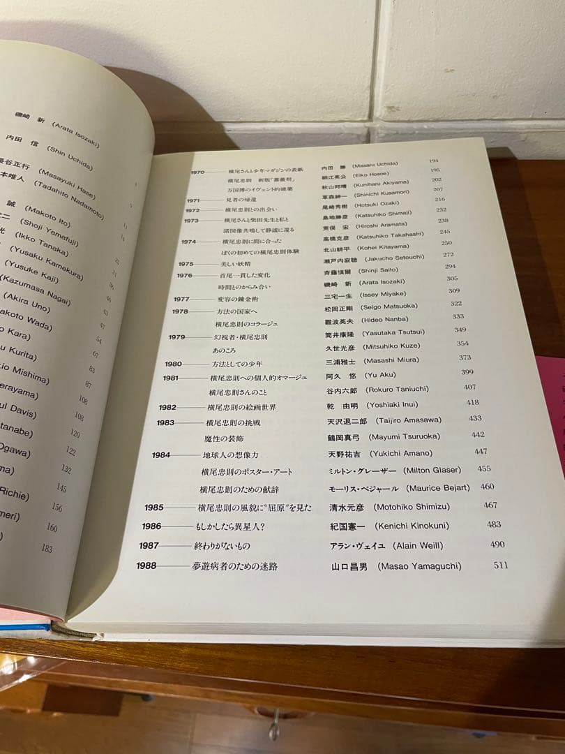 横尾忠則グラヒィック大全　帯付き　28,000円