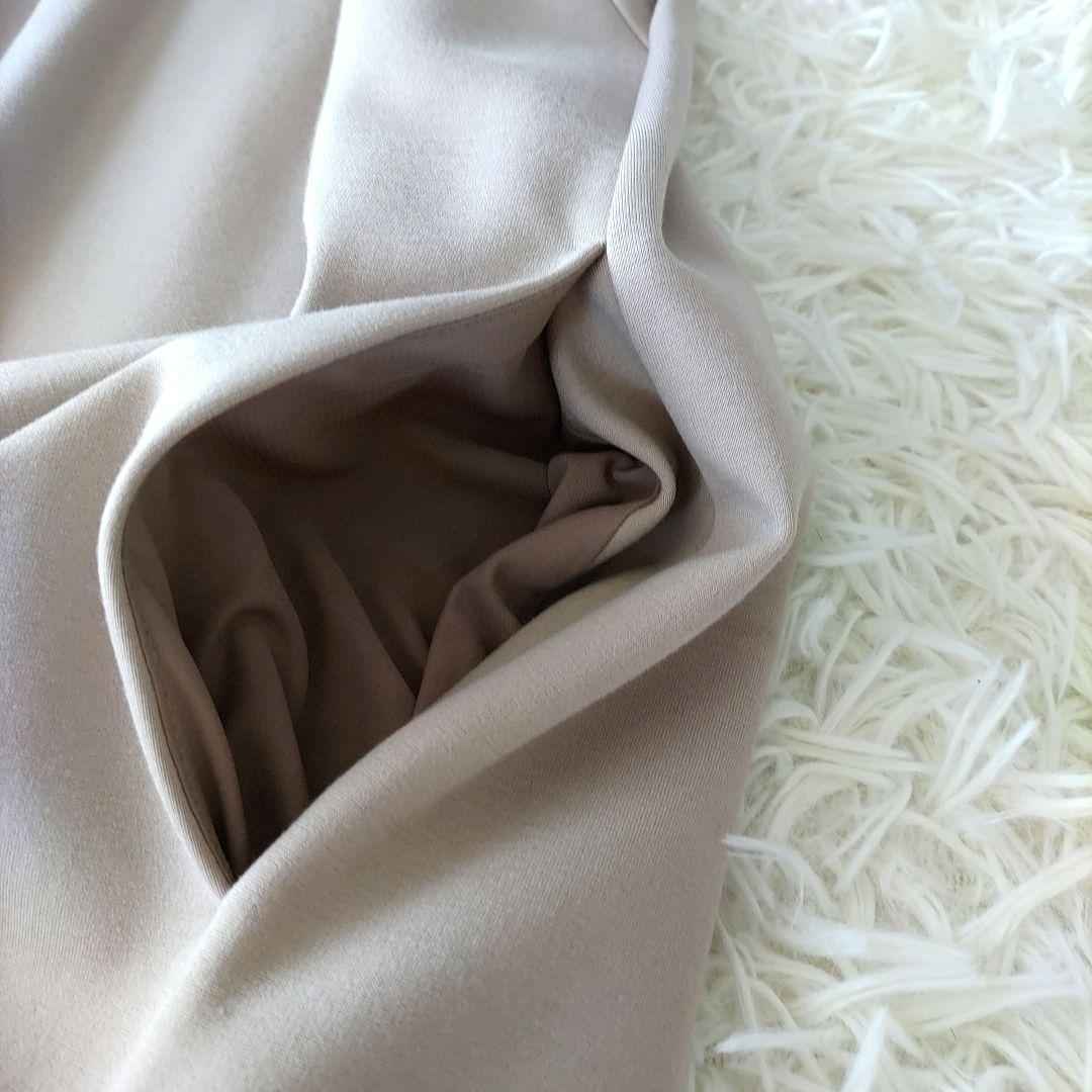 【美品】ブルーレーベル ベージュ ロングワンピース チェック プリーツ 38