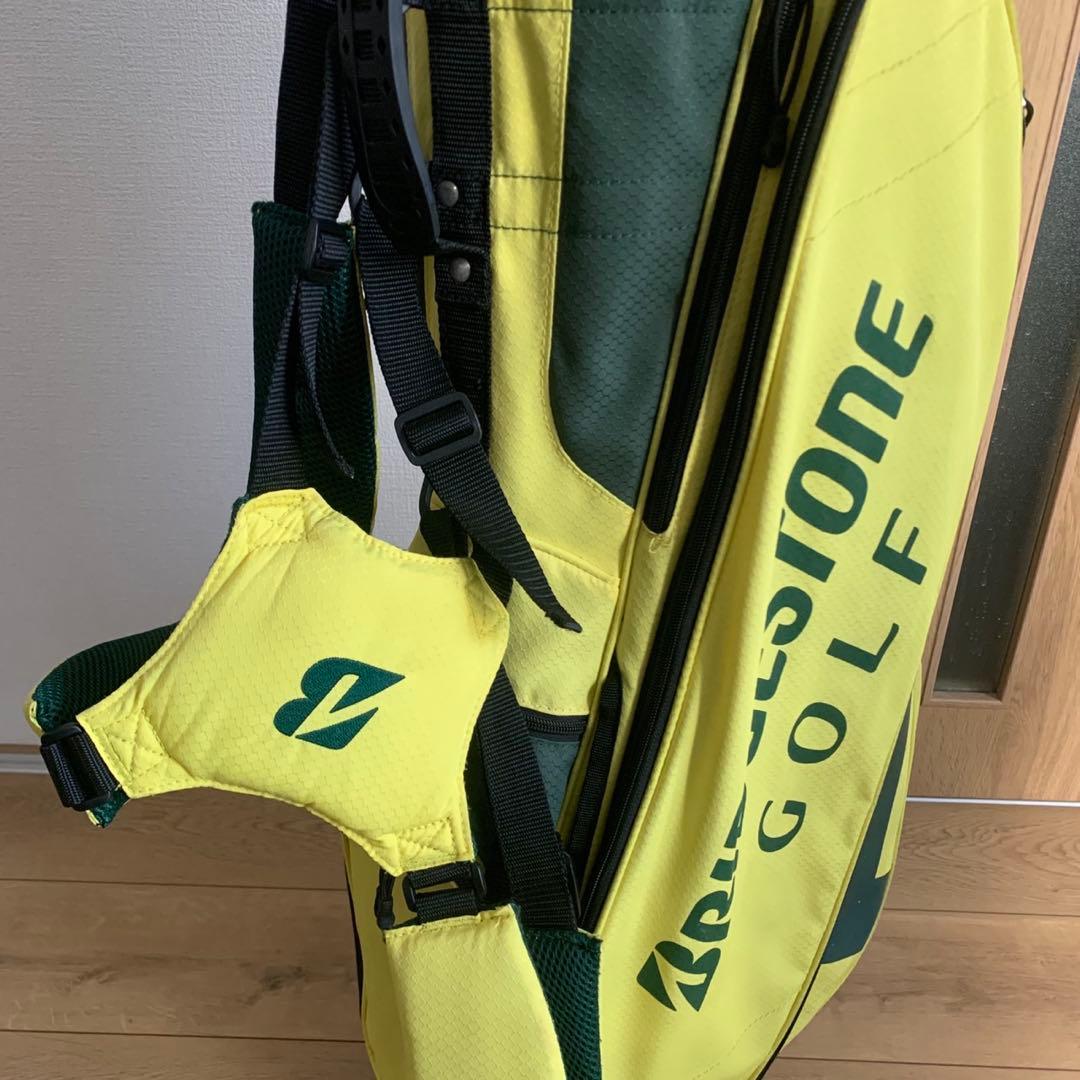 ブリヂストン CBG77U キャディバッグ TOUR B イエロー×グリーン