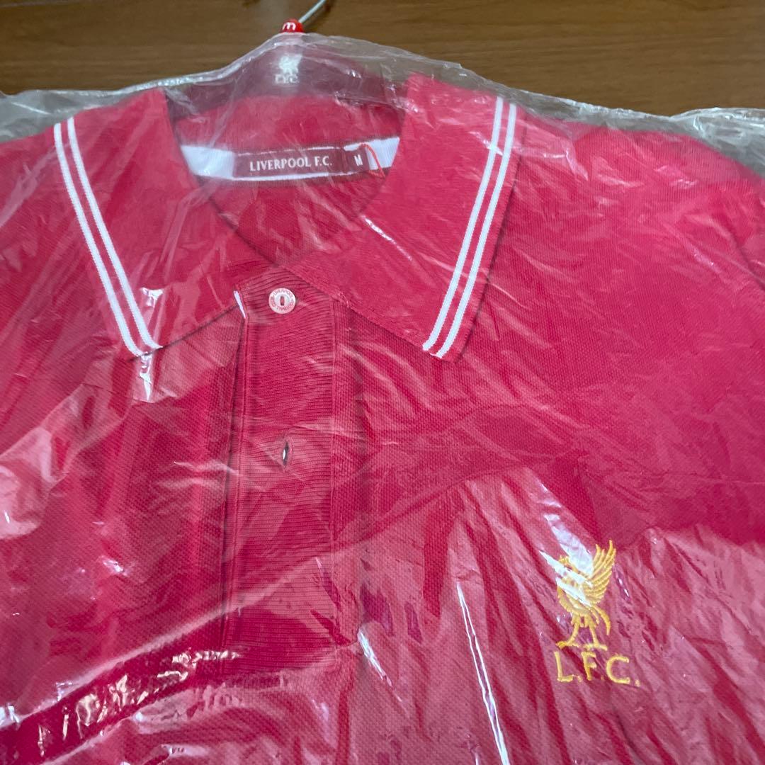 新品未開封品　リバプール LFC 赤 ポロシャツ イギリス国旗付き