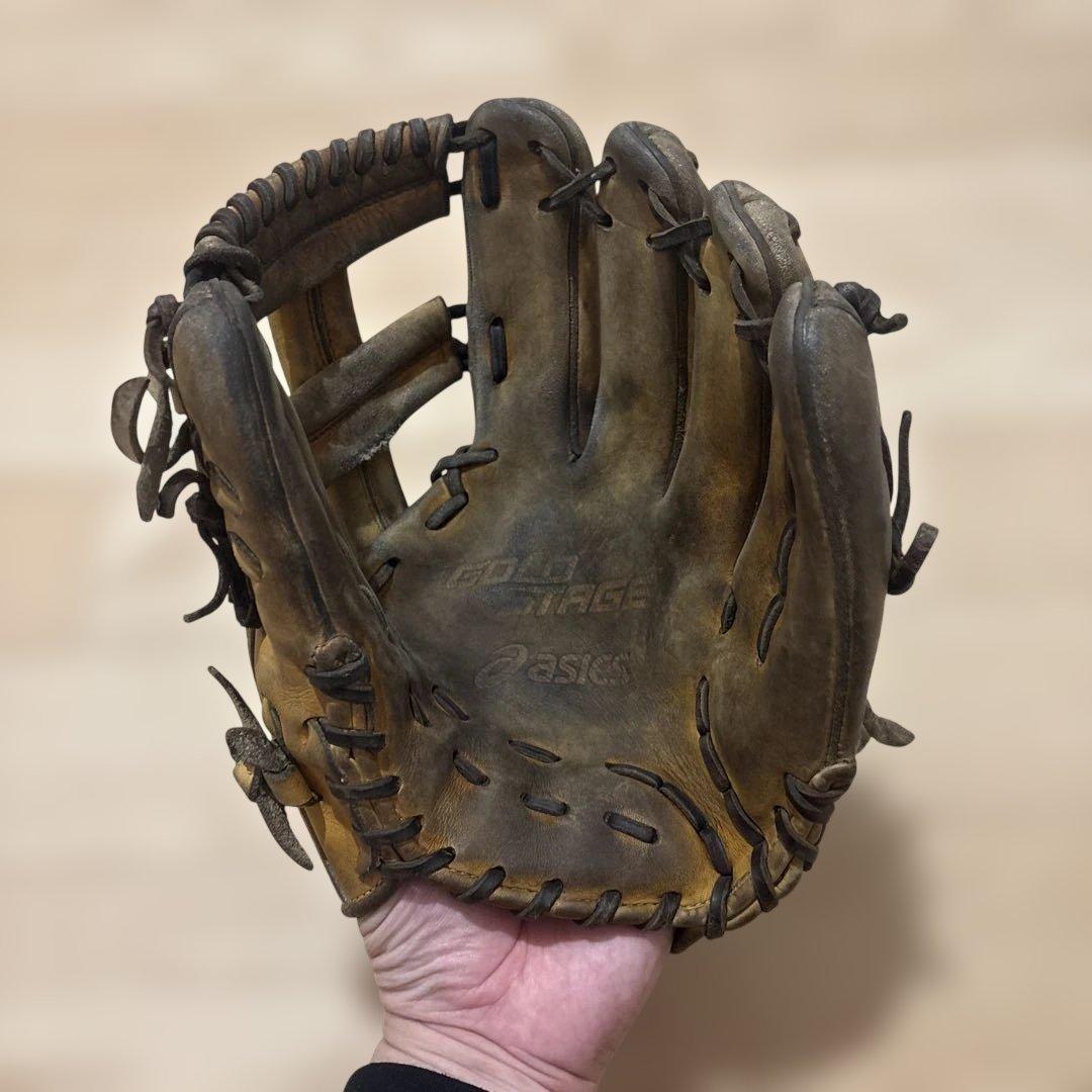 【毎日値下げ】 ASICS ゴールドステージ アシックス 内野手用グローブ 硬式