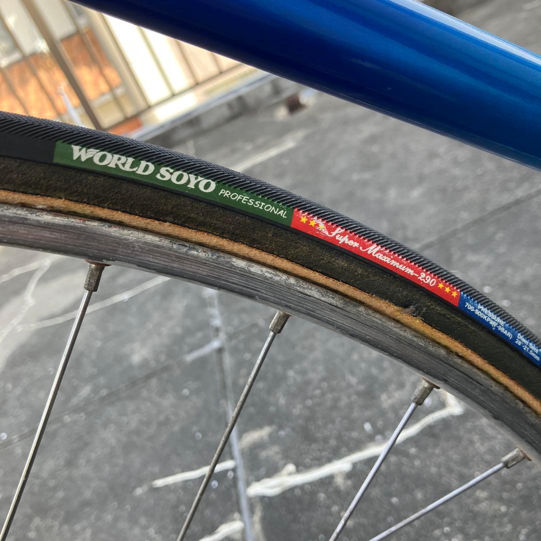 三連勝シングルギア ピストバイクフレームにN JS刻印あり