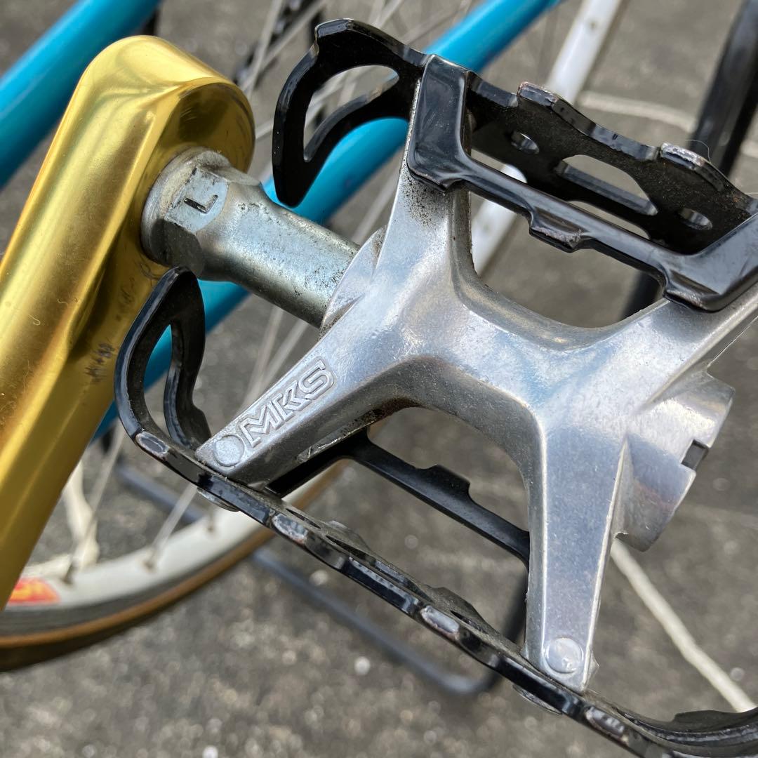 三連勝シングルギア ピストバイクフレームにN JS刻印あり