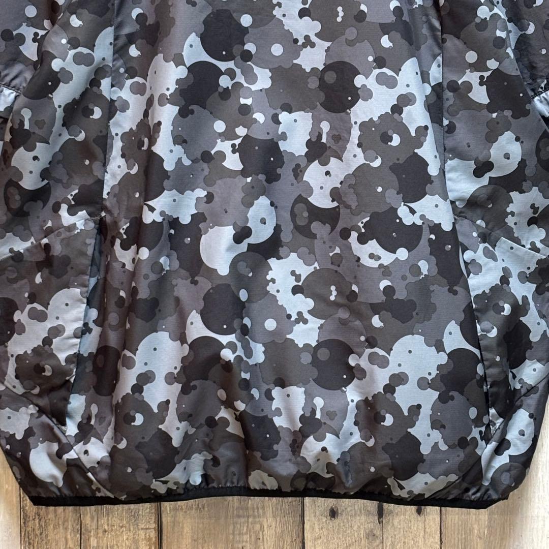 オークリー　OAKLEY ナイロン　プルオーバー　ジャケット　ハーフジップ　総柄