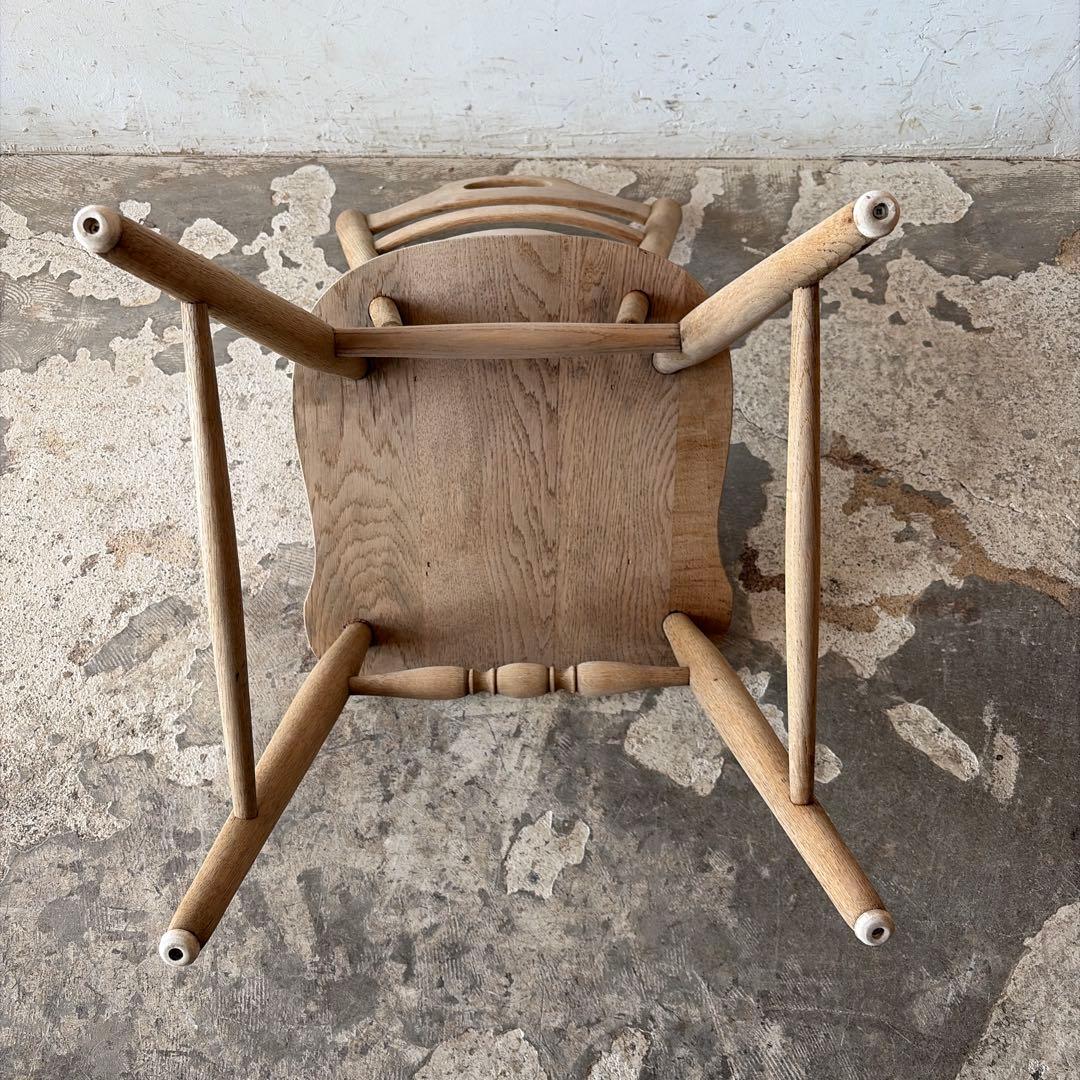 ビンテージ　ダイニングチェア　カフェチェア　剥離加工　no3