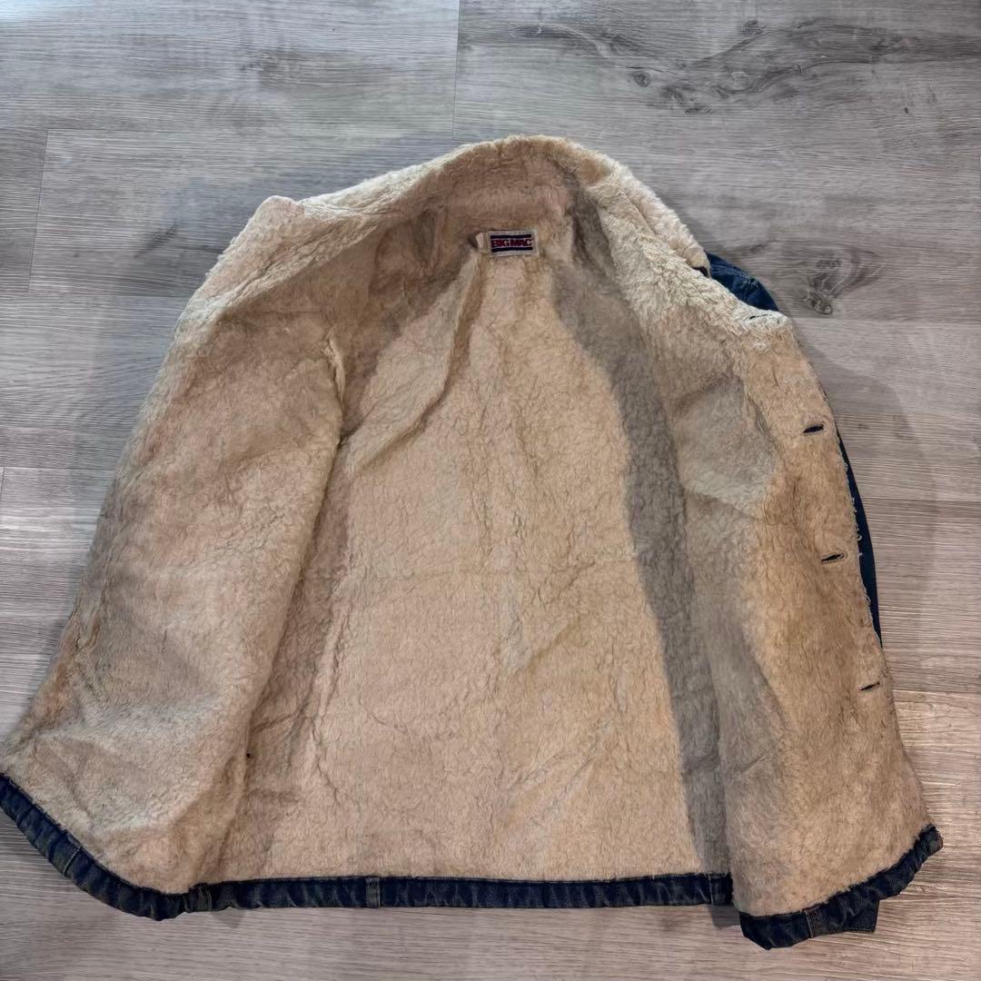 BIG MACビッグマック 裏ボアデニムジャケットGジャン ヴィンテージ#498