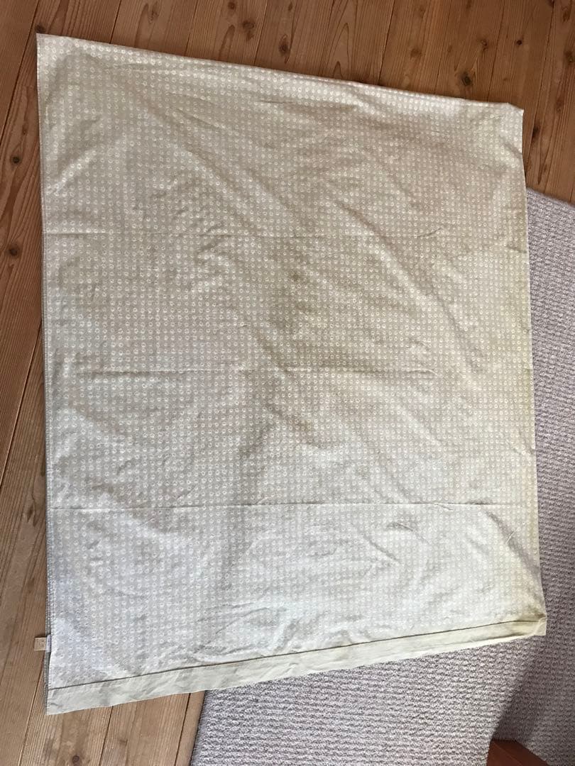 ヨーガンレール　シーツ　天然染料　絞り染め