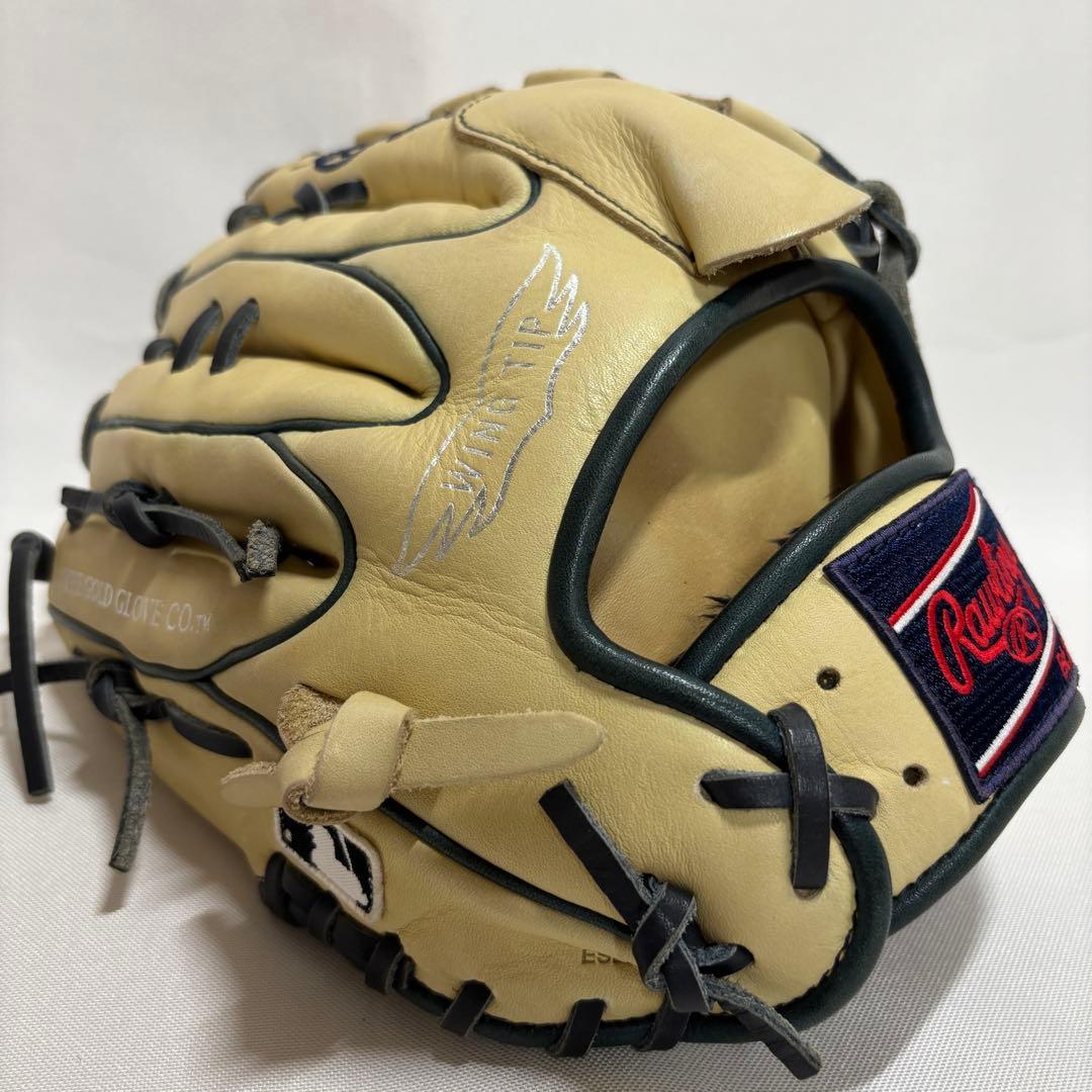 【投手用】ローリングス Rawlings 軟式グローブ クリーム/ホワイト系