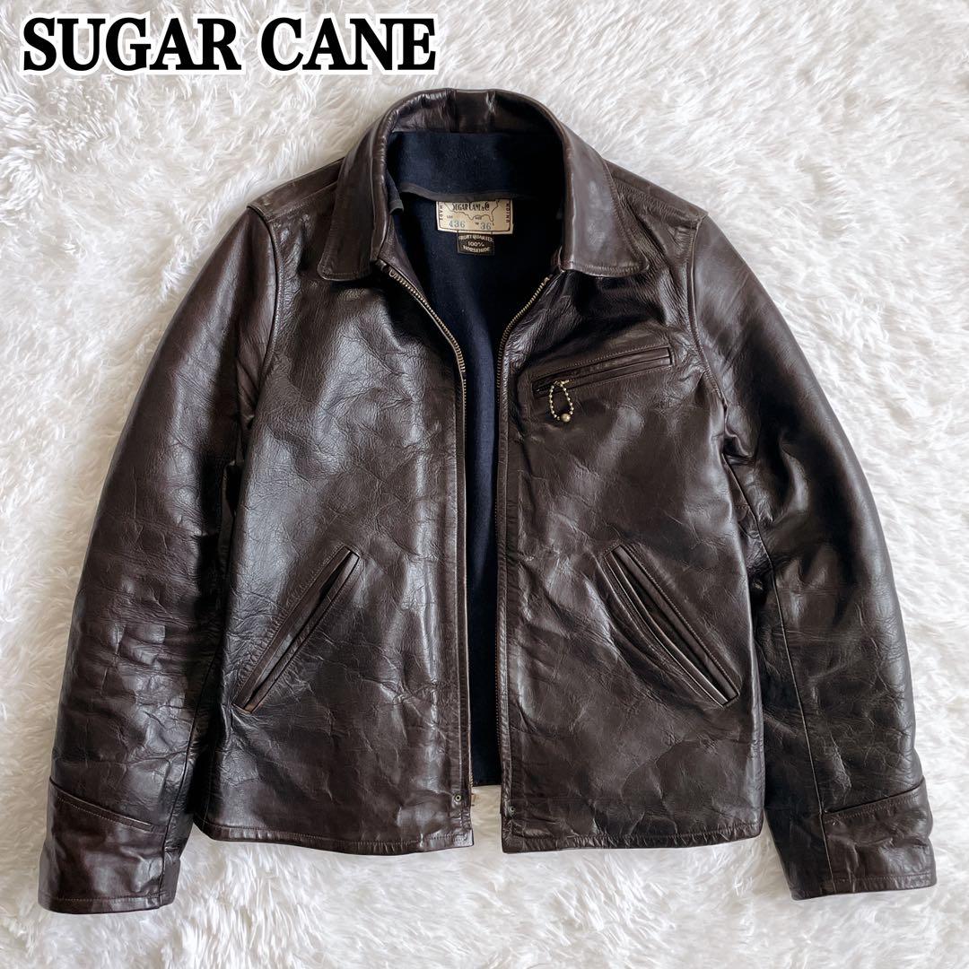 SUGAR CANE シングルライダースジャケット ホースハイド 馬革 36