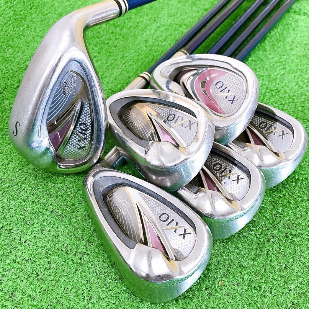 テ51★ゼクシオ8&9 6本レディースアイアンセット XXIO女性用 L 日本製