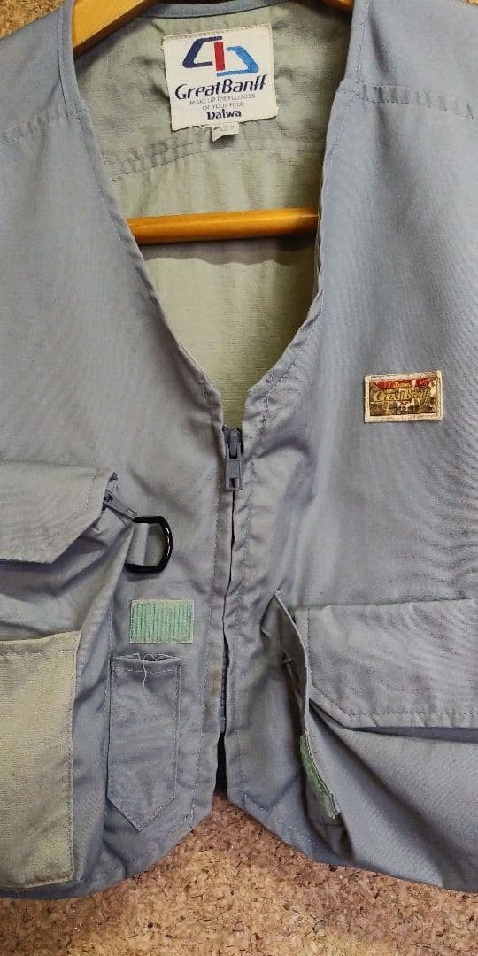 Daiwa メンズ フィッシング ベスト 釣り グレー アウトドア スポーツ