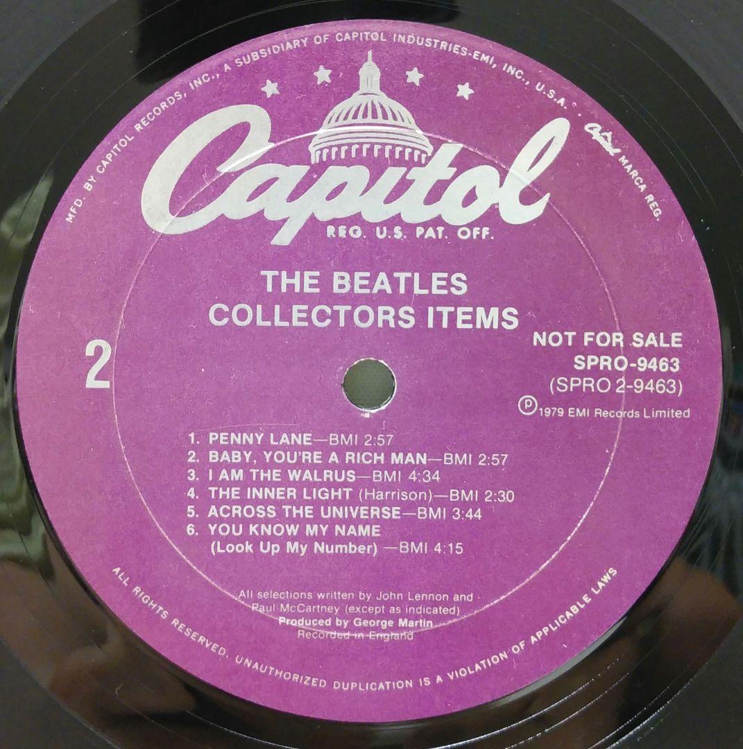 ビートルズ COLLECTOR'S ITEMS♣SPRO9463キャピトル非売盤