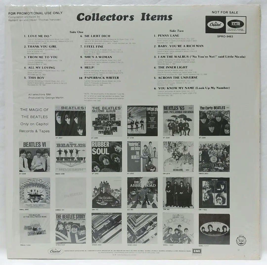 ビートルズ COLLECTOR'S ITEMS♣SPRO9463キャピトル非売盤