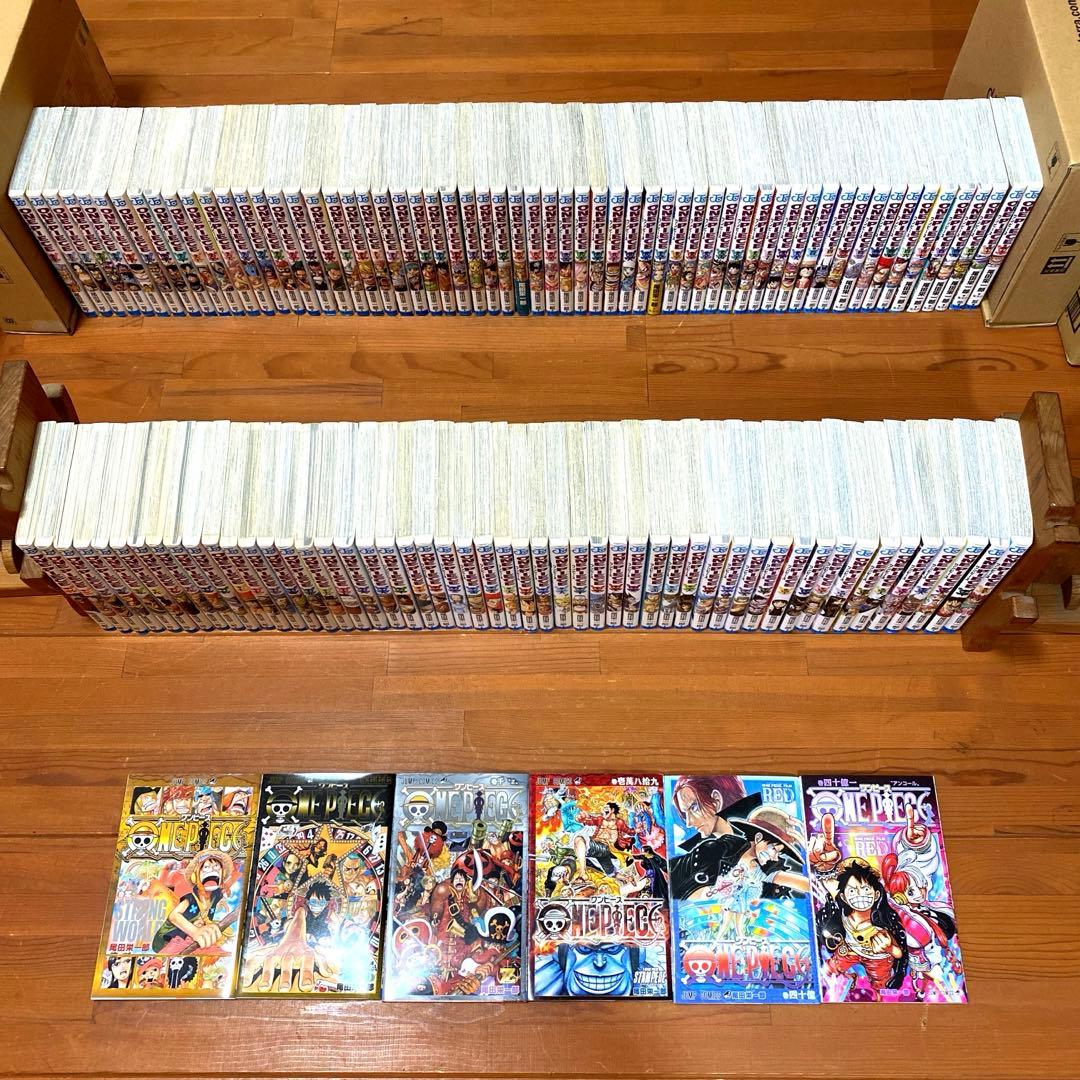 超極美品❣️ワンピース110冊➕映画版非売品6冊ONEPIECE❣️計116冊❣️匿配