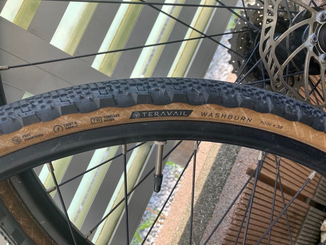 オールシティ　完成車の完組ホイールセット　700C ディスク、カセット付き　中古