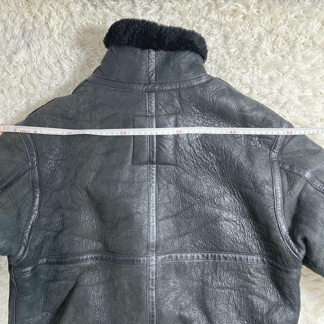 ALPHA INDUSTRIES フライトジャケット　B-3 リアルムートン