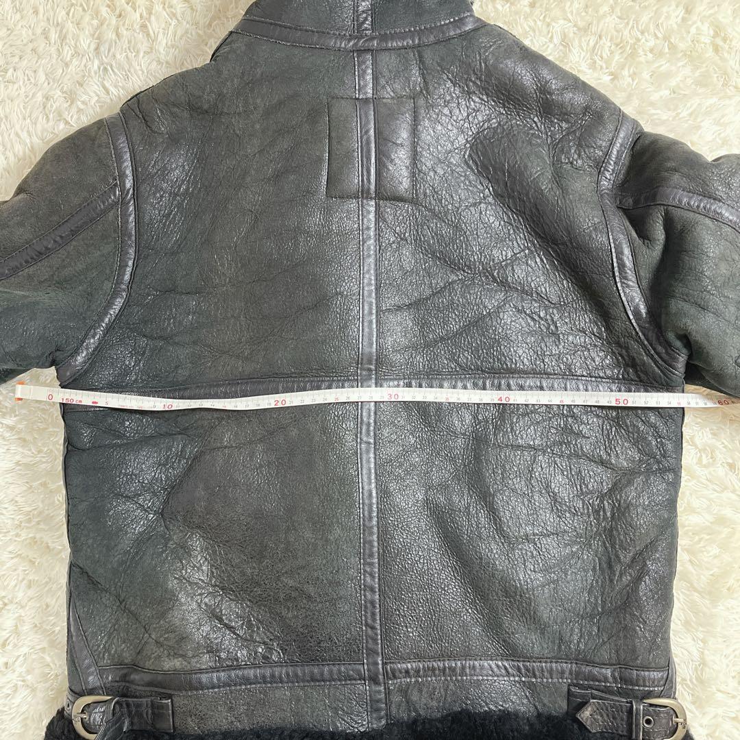 ALPHA INDUSTRIES フライトジャケット　B-3 リアルムートン