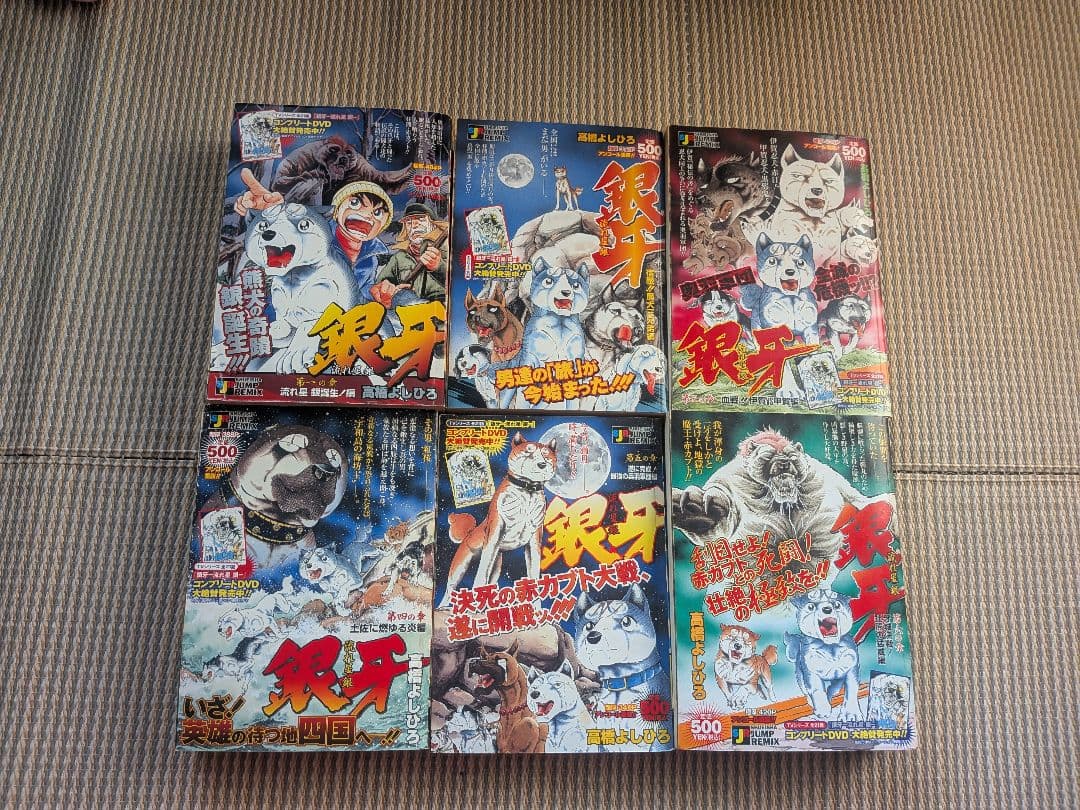 流れ星 銀牙1~6ワイド版· 流れ星銀8~10(文庫本)＋αセット·追加とオマケ