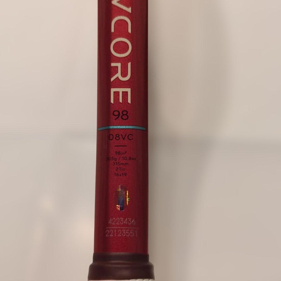 YONEX VCORE98 G3 2026モデル（ストリング込324g）
