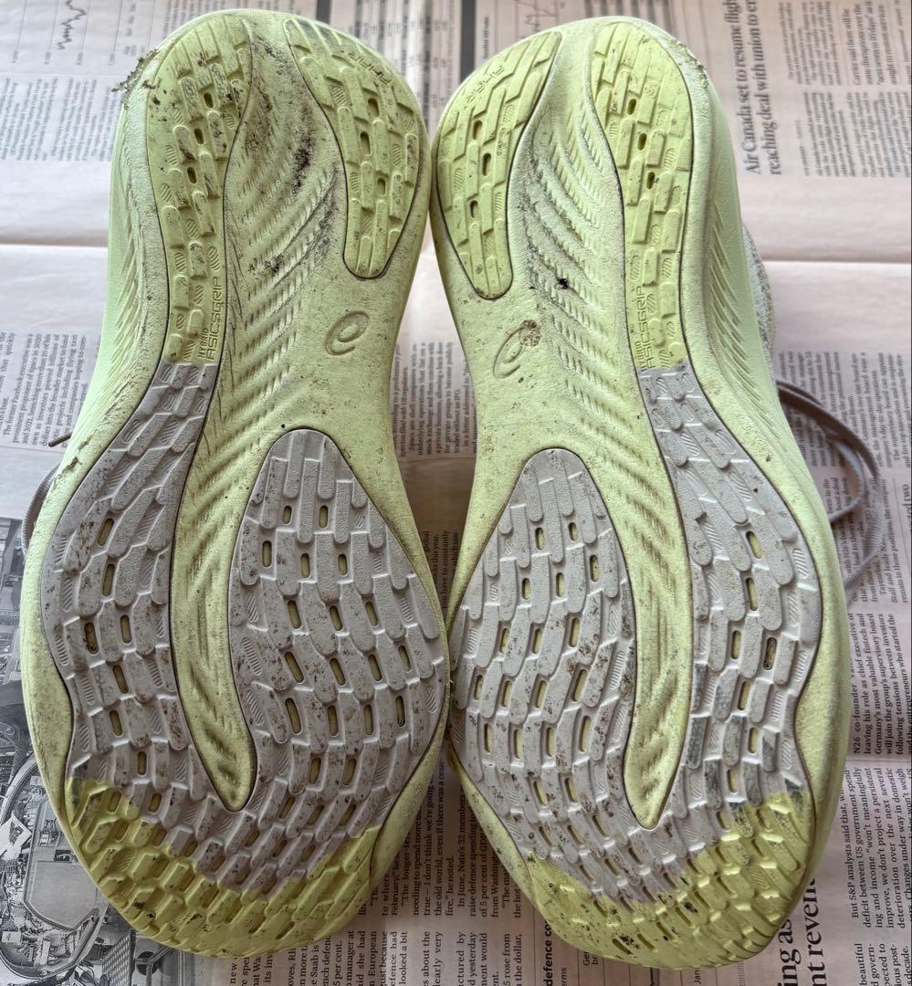 ⑪ asics　アシックス　ニンバス　ミライ　ランニングシューズ　トレシュー