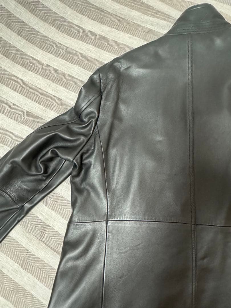 CUIR STUDIO ブラックレザージャケット blackmeans製造工場製