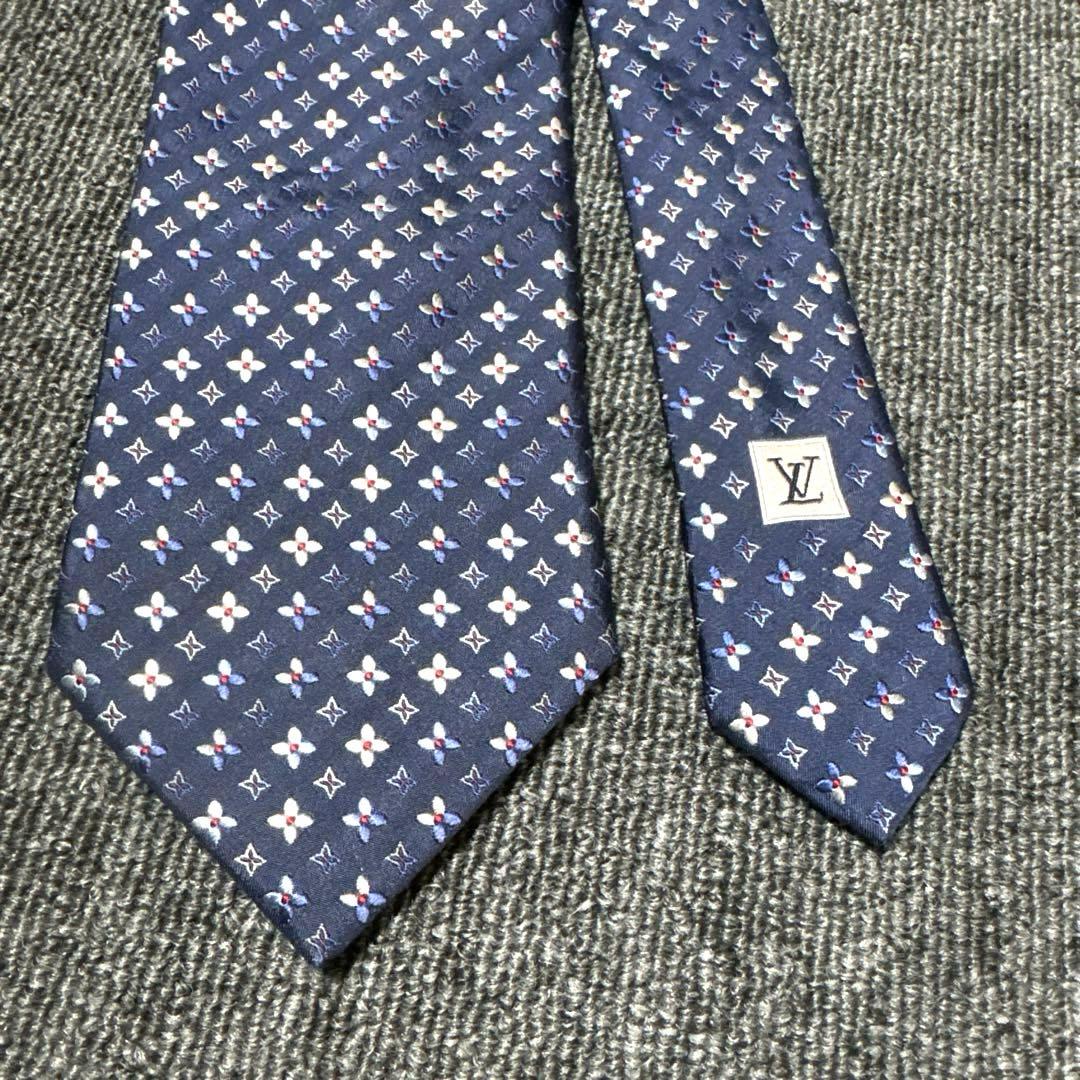 ③【極上美品】☆LOUIS VUITTON☆高級シルク100% ネクタイ