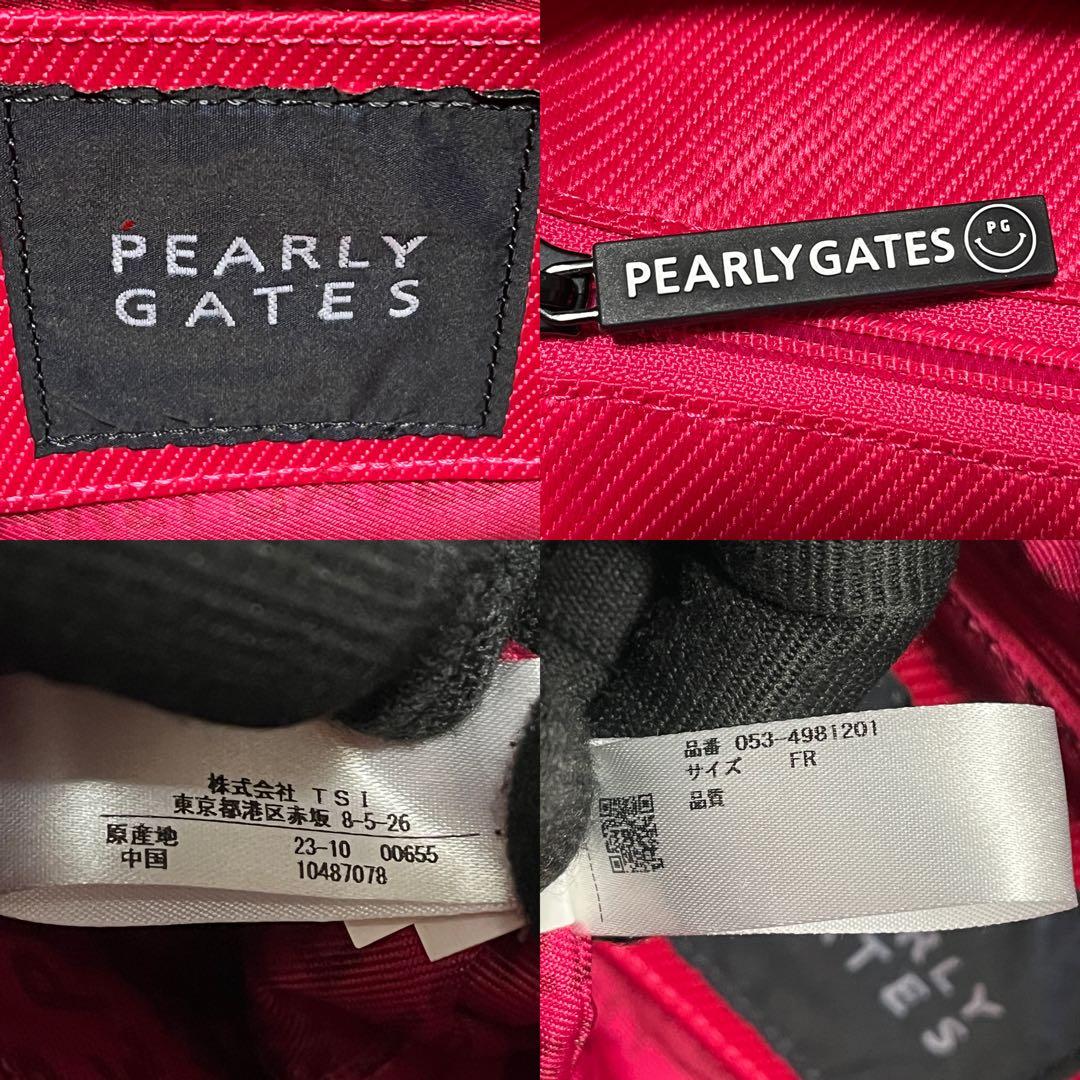 2WAY PEARLY GATES ゴルフ カートバッグ マゼンタ C87