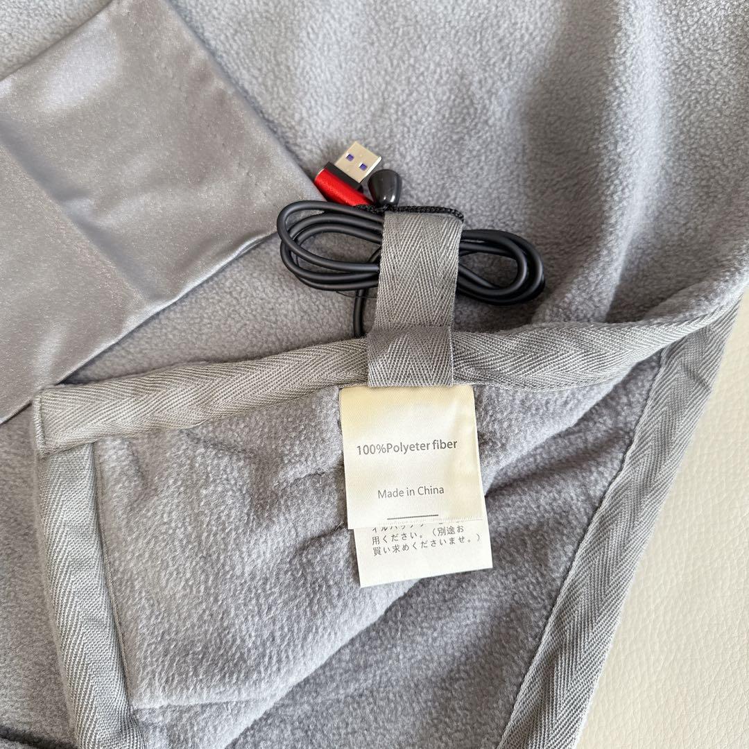 寝袋用発熱パッド 電熱パッド 10秒速暖 3段温度調整 USB給電式 収納袋付