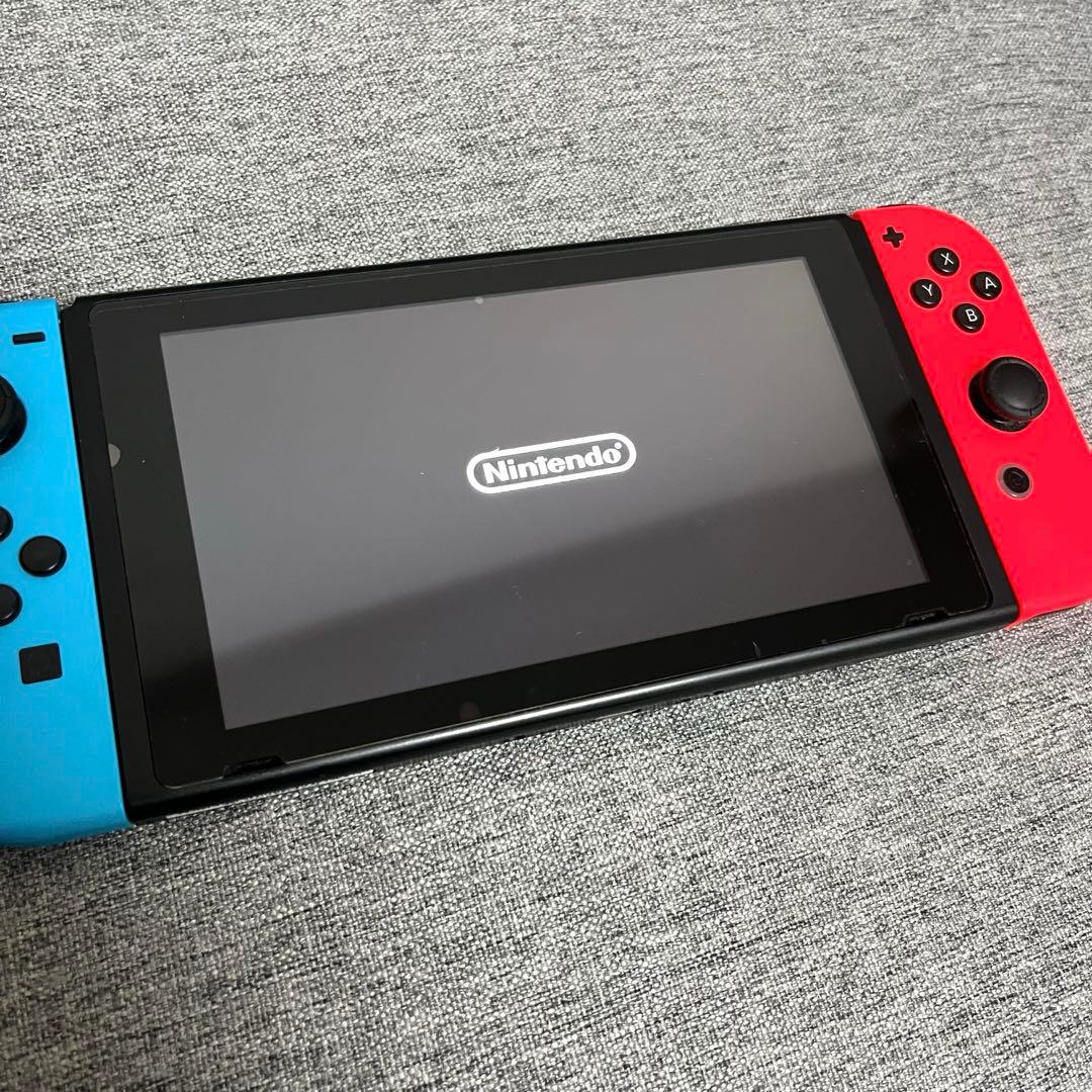Nintendo Switch本体 付属品完備 レッド ブルー 箱付き スイッチ