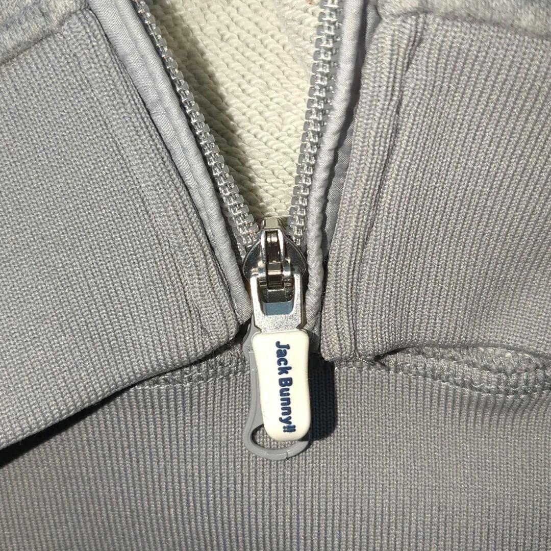 ジャックバニー パーリーゲイツ 2WAY フード収納切り替えブルゾン グレー 6