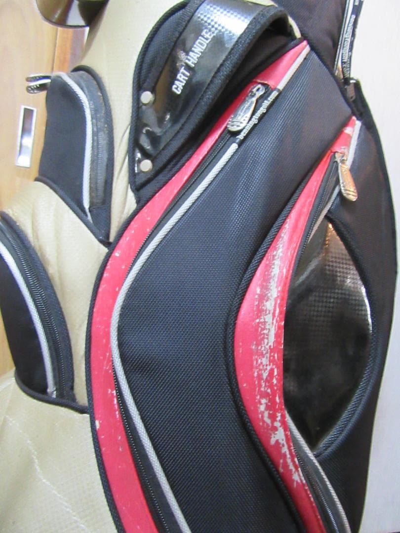 ★希少★BENNINGTON★キャディ-バック★黒/白/赤★