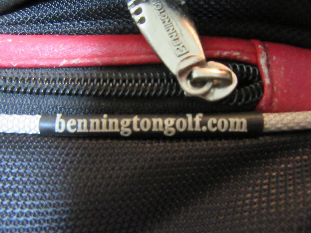 ★希少★BENNINGTON★キャディ-バック★黒/白/赤★